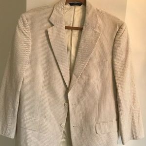Brooks Brothers Mens Size L Sport Coat Pinstriped